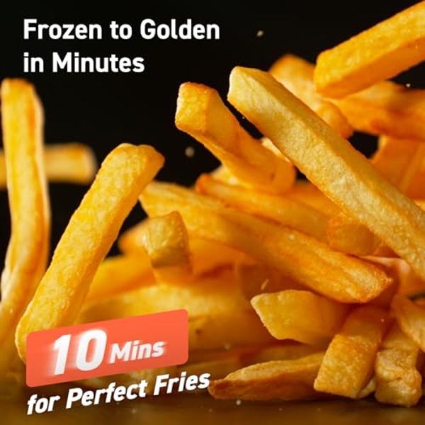 Freidora de aire COSORI de 2.1 cuartos, minifreidora de aire 4 en 1, hornea, asa y recalienta, 97 % menos aceite, compacta y silenciosa, cesta antiadherente y apta para lavavajilla