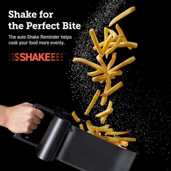 Freidora de aire COSORI de 2.1 cuartos, minifreidora de aire 4 en 1, hornea, asa y recalienta, 97 % menos aceite, compacta y silenciosa, cesta antiadherente y apta para lavavajilla