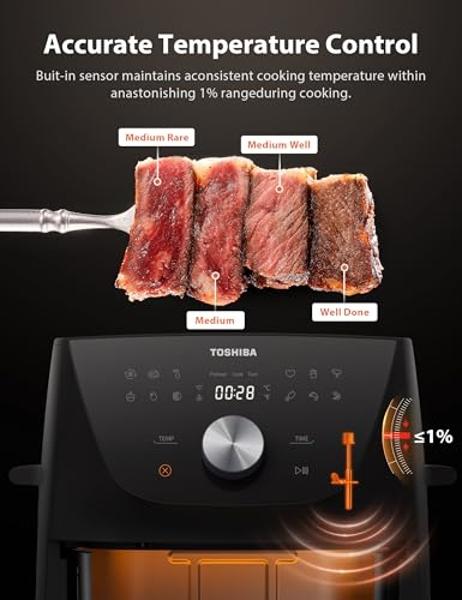 Bandeja de acero Gotham para freidora de aire, 2 piezas, cestas de cobre antiadherentes para freír en horno de convección, ideal para hornear y dorar alimentos, apta para lavavajil