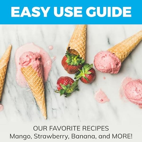 Máquina para hacer helados en rollo de acero inoxidable Whynter ICR-300SS de 0.5 cuartos con compresor