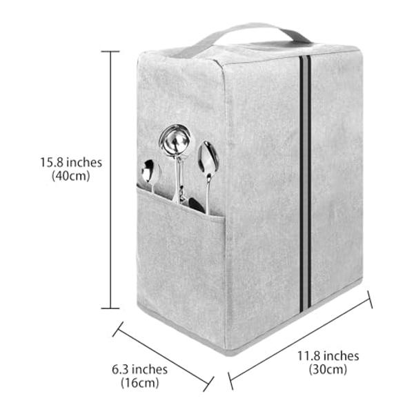 Accesorio para helado Gdrtwwh para batidora de pie KitchenAid, máquina para hacer helados y sorbetes, compatible con batidoras de pie KitchenAid de 4,5 a 5 cuartos y tazón con elev