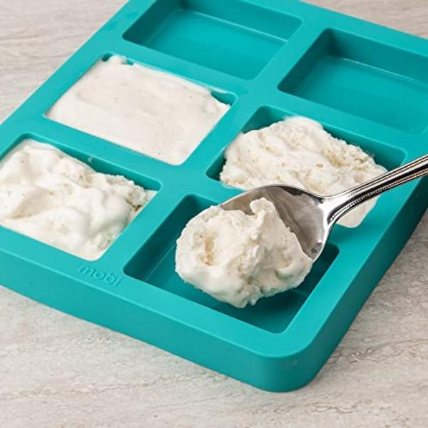 Máquina para hacer sándwiches de helado de silicona Mobi, tiburón
