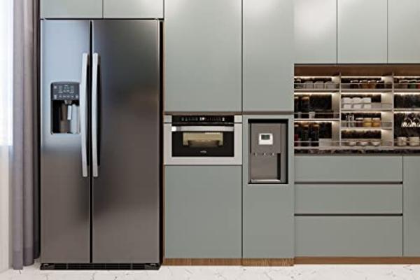 Horno microondas GE GCST10A1WSS 4 en 1, freidora de aire de 1050 vatios, modo asador y convección, bloqueo para niños, esencial para la cocina, ideal para la encimera o el dormitor