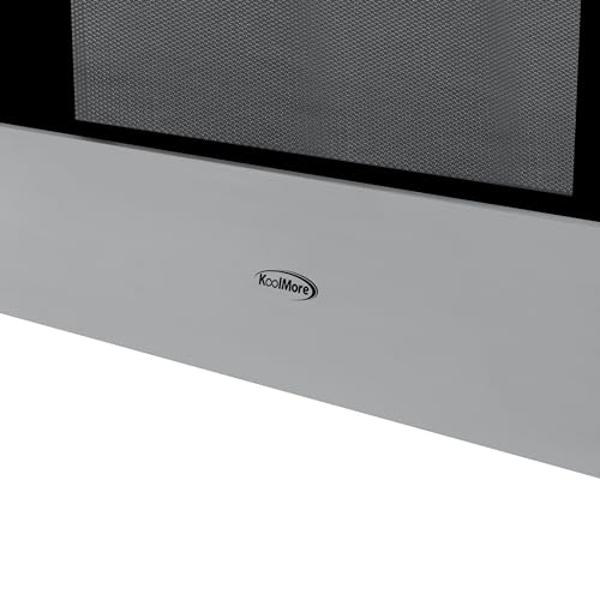 Cajón para microondas KoolMore KM-MD30-SS, capacidad en acero inoxidable, 30 pulgadas/1,2 pies cúbicos, plateado