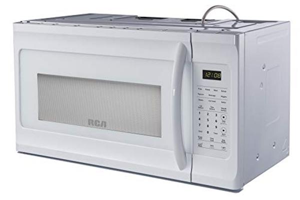 Horno microondas pequeño de encimera Magic Chef de acero inoxidable de 900 vatios y 0.9 pies cúbicos para espacios compactos con 6 modos de cocción preprogramados, color blanco