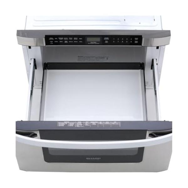 Horno microondas de cajón Sharp KB-6524PS de 24 pulgadas, 1.2 pies cúbicos, acero inoxidable