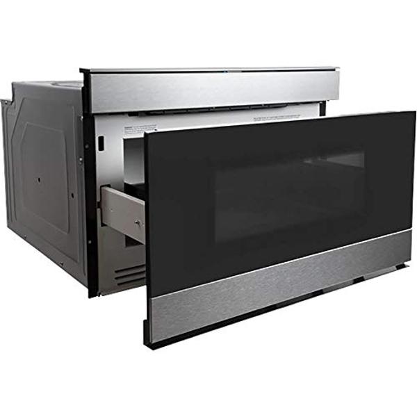 Horno microondas de cajón Sharp SMD2489ES de acero inoxidable de 1.2 pies cúbicos