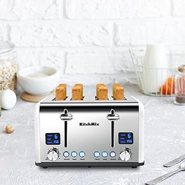 Horno asador eléctrico de 26 cuartos de galón, asador de pavo eléctrico con tapa de visualización y auto-rociado, horno asador de pavo de acero inoxidable, azul