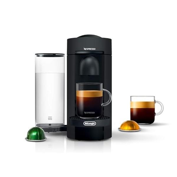 Cafetera y cafetera espresso Nespresso Vertuo Plus Deluxe de De'Longhi, color negro mate