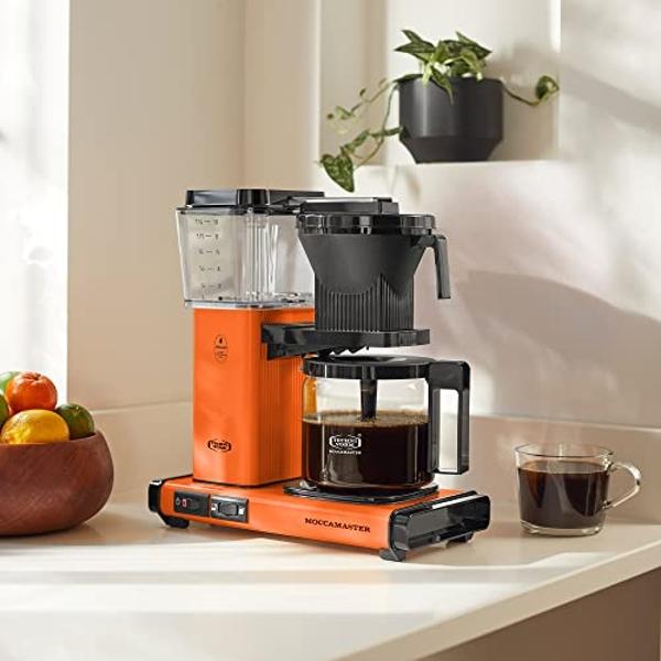 Technivorm Moccamaster Moccamaster 53947 KBGV Cafetera de 10 tazas naranja, 40 onzas, 1,25 l