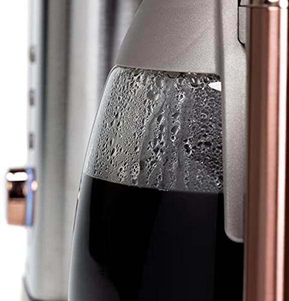 Cafetera térmica Technivorm Moccamaster 79314 KBGT de 10 tazas, 40 onzas, color negro, 1,25 l