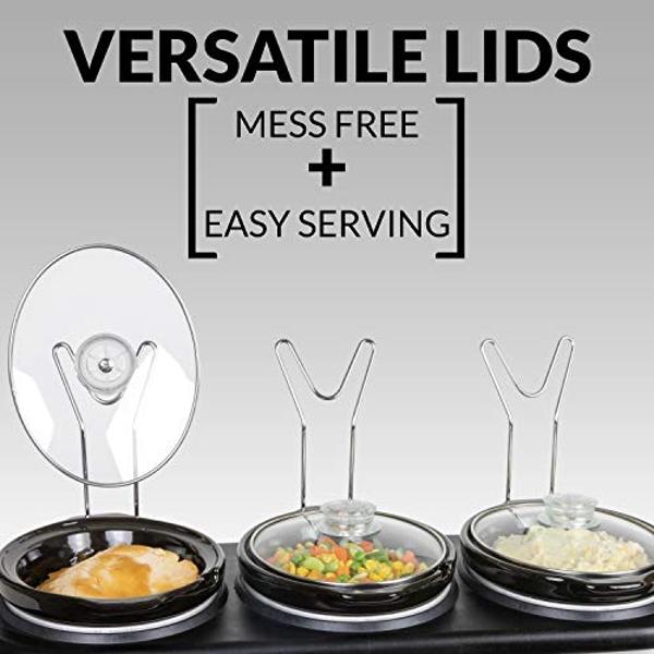 Olla de cocción lenta programable Cuisinart PSC-350 de 3 1/2 cuartos, plateada, 9 1/2 pulgadas de alto x 9,1 pulgadas de ancho x 12,67 pulgadas de largo