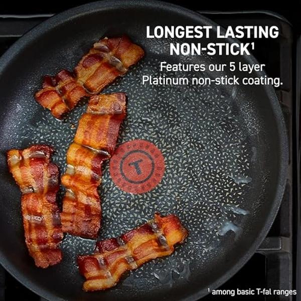 Juego de ollas y sartenes antiadherentes All-Clad HA1 anodizadas duras, aptas para horno y asador a 260 °C (500 °F), color negro