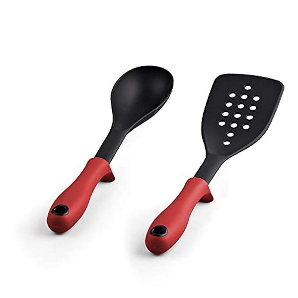 Juego de ollas y sartenes Gotham Steel de cobre martillado (10 piezas), antiadherentes, de cerámica no tóxica, apto para horno y lavavajillas.