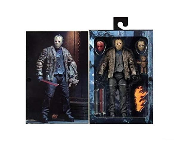 Freddy vs Jason - Figura de acción a escala de 18 cm - Ultimate Jason - NECA