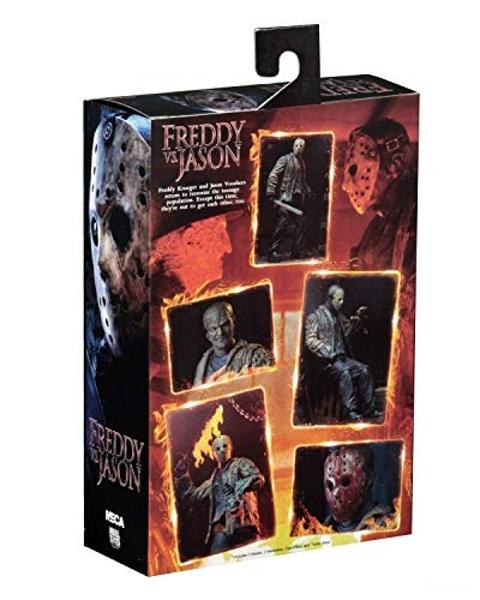Freddy vs Jason - Figura de acción a escala de 18 cm - Ultimate Jason - NECA
