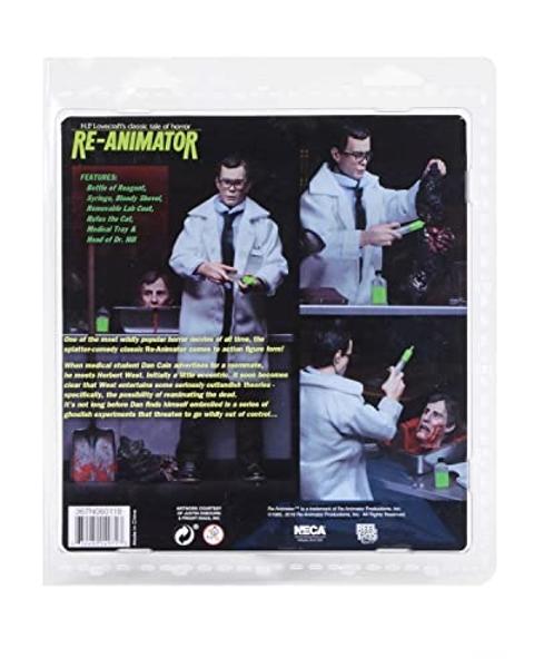 NECA - Re-Animator - Figura de acción con ropa de 8 pulgadas - Herbert West