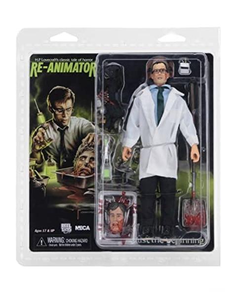NECA - Re-Animator - Figura de acción con ropa de 8 pulgadas - Herbert West