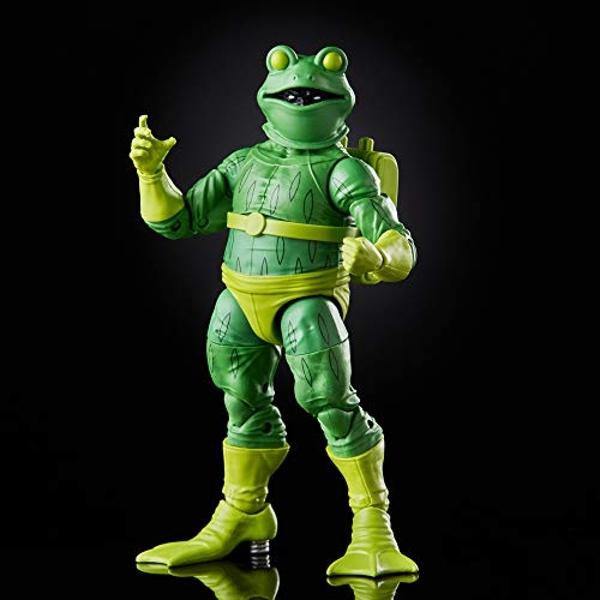 Figura de acción coleccionable de Spider-Man Hasbro Marvel Legends Series Marvel's Frog-Man de 6 pulgadas para niños de 4 años en adelante