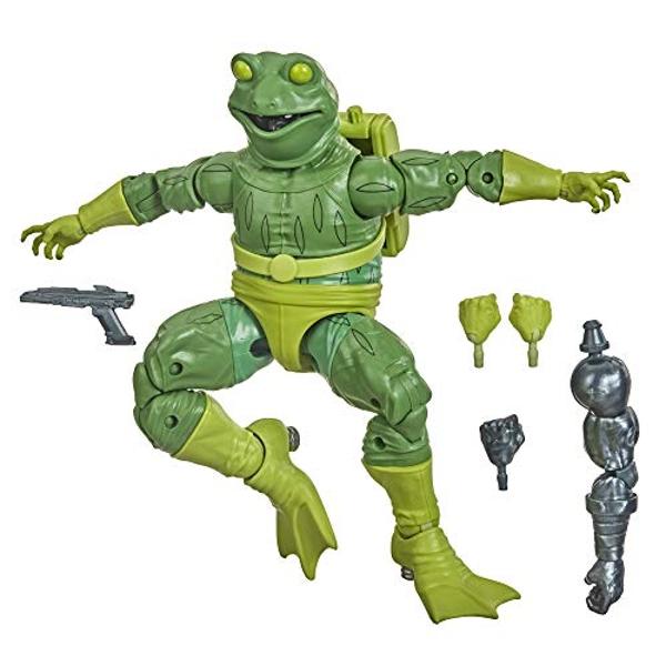 Figura de acción coleccionable de Spider-Man Hasbro Marvel Legends Series Marvel's Frog-Man de 6 pulgadas para niños de 4 años en adelante