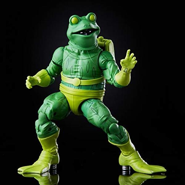 Figura de acción coleccionable de Spider-Man Hasbro Marvel Legends Series Marvel's Frog-Man de 6 pulgadas para niños de 4 años en adelante