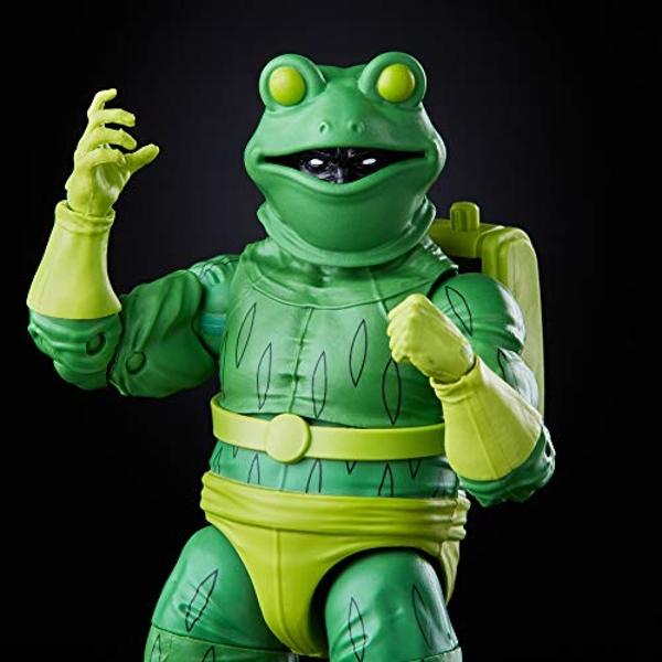 Figura de acción coleccionable de Spider-Man Hasbro Marvel Legends Series Marvel's Frog-Man de 6 pulgadas para niños de 4 años en adelante