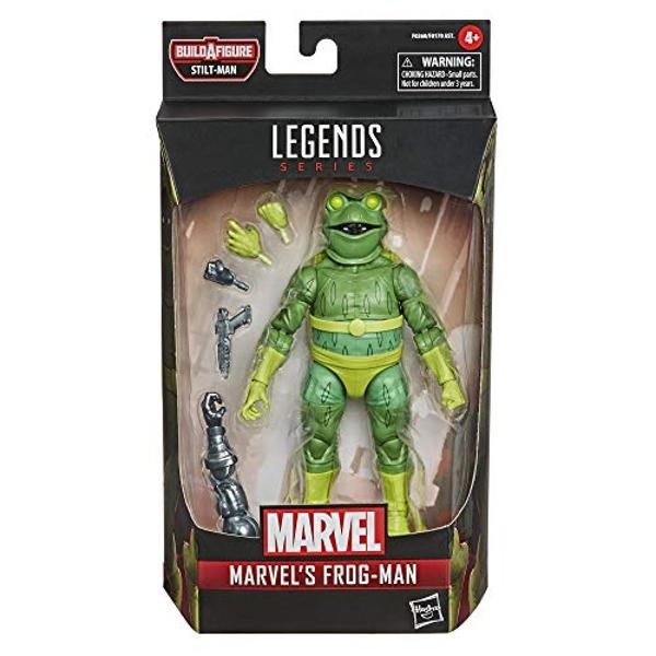 Figura de acción coleccionable de Spider-Man Hasbro Marvel Legends Series Marvel's Frog-Man de 6 pulgadas para niños de 4 años en adelante
