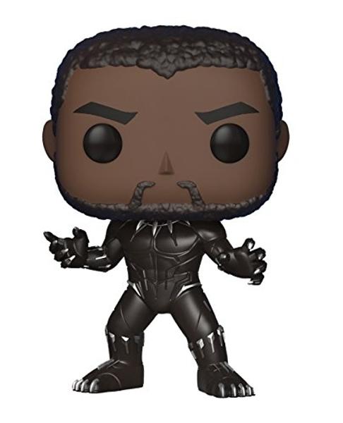 Funko Pop Marvel: Película Pantera Negra - Pantera Negra - (Los estilos pueden variar) Figura coleccionable gris, 2.5 x 2.5 pulgadas - Figura de vinilo coleccionable - Idea de rega