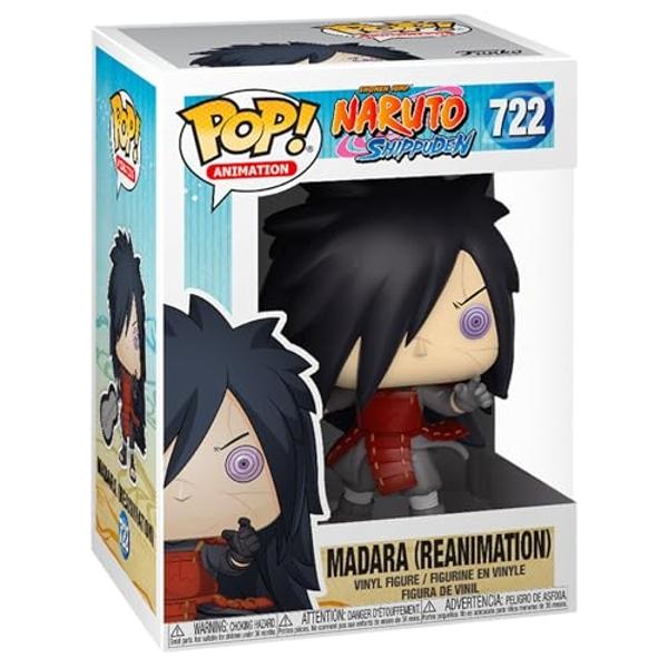Figura de vinilo exclusiva Funko Pop! Animation: Naruto Shippuden - Madara Uchiha, Reanimación, Armadura Roja n.° 722