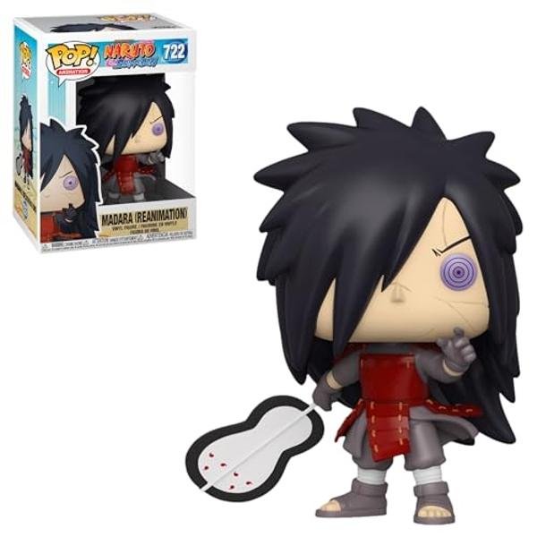 Figura de vinilo exclusiva Funko Pop! Animation: Naruto Shippuden - Madara Uchiha, Reanimación, Armadura Roja n.° 722