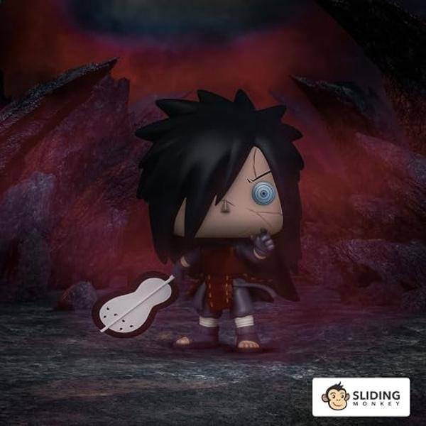 Figura de vinilo exclusiva Funko Pop! Animation: Naruto Shippuden - Madara Uchiha, Reanimación, Armadura Roja n.° 722