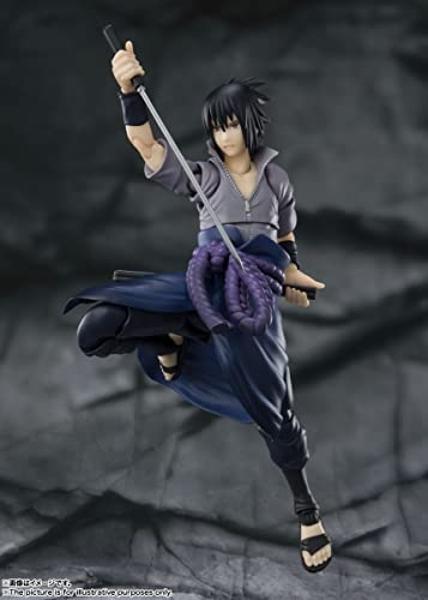 TAMASHII NATIONS - Naruto Shippuden - Sasuke Uchiha - El que carga con todo el odio, Figura de acción S.H.Figuarts de Bandai Spirits