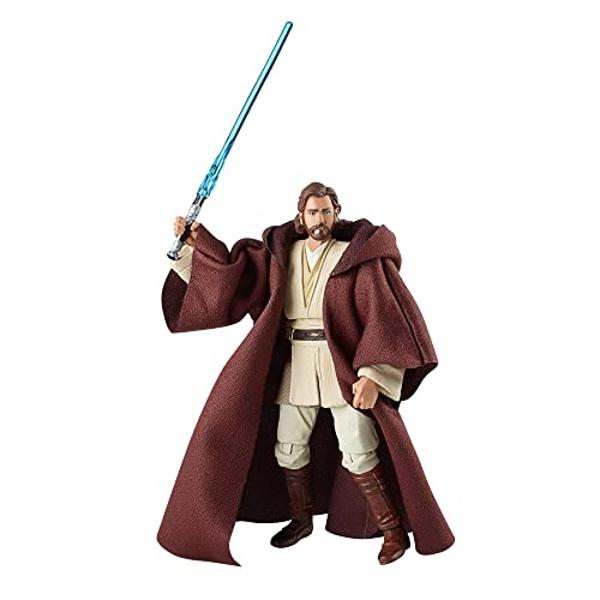 Figura de acción de OBI-Wan Kenobi de STAR WARS The Vintage Collection VC31, escala de 9,5 cm, El Ataque de los Clones, juguetes para niños de 4 años en adelante