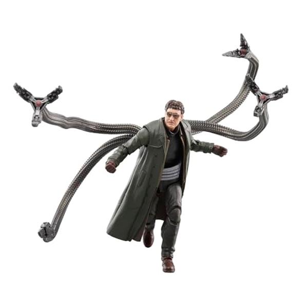 Figura de acción de lujo de 15 cm de Doc Ock, Spider-Man: Sin camino a casa, colección de Marvel Legends Series, 4 accesorios, a partir de 4 años.