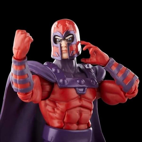Figuras de acción coleccionables de 6 pulgadas de Magneto, X-Men '97 de Marvel Legends Series