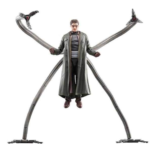Figura de acción de lujo de 15 cm de Doc Ock, Spider-Man: Sin camino a casa, colección de Marvel Legends Series, 4 accesorios, a partir de 4 años.
