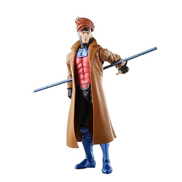 Figuras de acción coleccionables de 15 cm de Gambit, X-Men '97 de la serie Marvel Legends