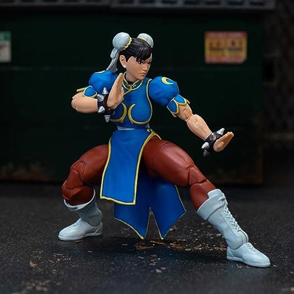 Figura de acción de Chun Li de Street Fighter II de 15 cm, juguetes para niños y adultos