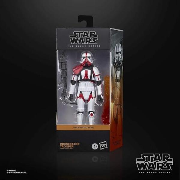 Figura de acción coleccionable de The Mandalorian de STAR WARS The Black Series: Soldado Incinerador, escala 15 cm, juguetes para niños de 4 años en adelante