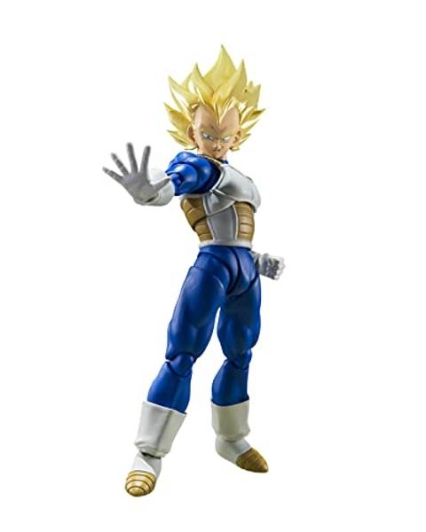 TAMASHII NATIONS - Dragon Ball Z - Super Saiyan Vegeta (Sangre de Super Saiyan Despertada), Figura de Acción S.H.Figuarts de Bandai Spirits