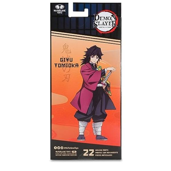 McFarlane Toys - Figura de acción Demon Slayer Giyu Tomioka de 7 pulgadas