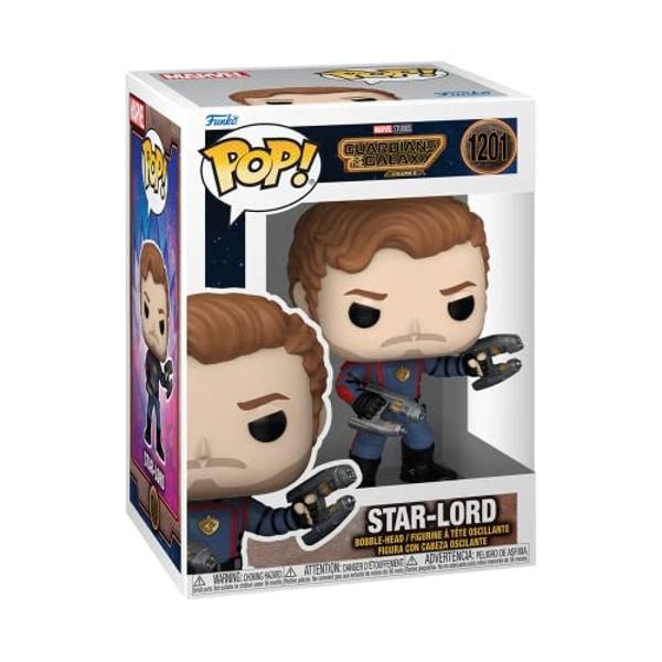 Figura de vinilo Funko POP!: Marvel - Guardianes de la Galaxia 3 - Star-Lord - Figura coleccionable de vinilo - Idea de regalo - Mercancía oficial - Para niños y adultos - Fans del