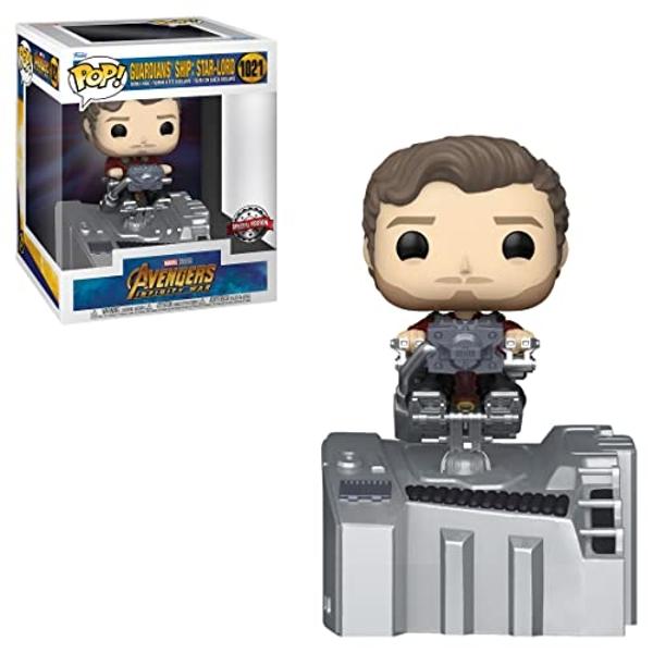 Figura Funko Guardians' Ship: Star-Lord Edición Especial Deluxe Pop! Vinyl n.° 216 - Figura de colección oficial de Marvel Avengers Infinity War