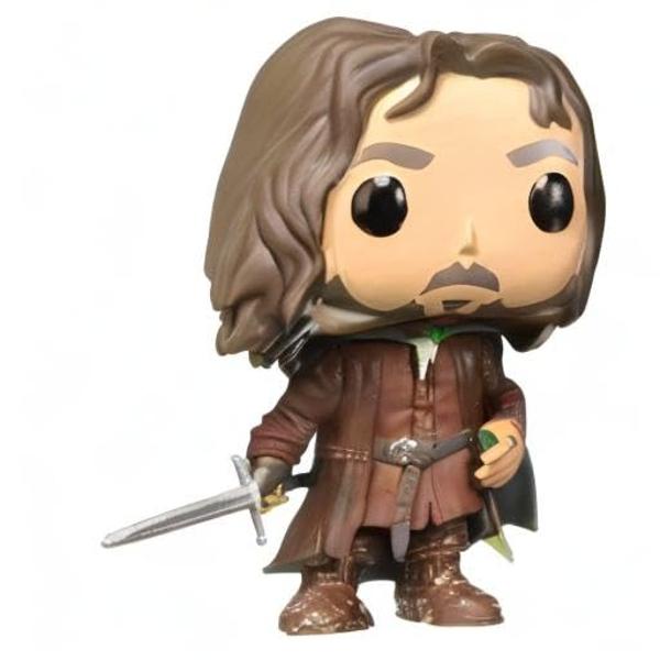 Figura coleccionable de Aragorn, color marrón, de Funko POP! Movies: El Señor de los Anillos/El Hobbit