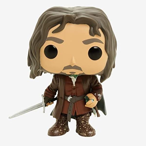Figura coleccionable de Aragorn, color marrón, de Funko POP! Movies: El Señor de los Anillos/El Hobbit