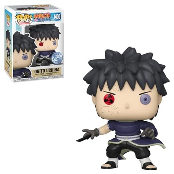 Figura Funko Pop! Animation: Naruto Shippuden - Obito Uchiha (sin máscara) (Exclusiva de Entertainment Earth)