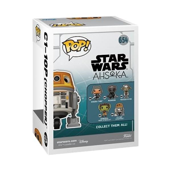 Funko POP! Star Wars: Ahsoka TV 1- C1-10P (Chopper) - Figura de vinilo coleccionable - Idea de regalo - Mercancía oficial - Para niños y adultos - Fans de la televisión - Figura pa