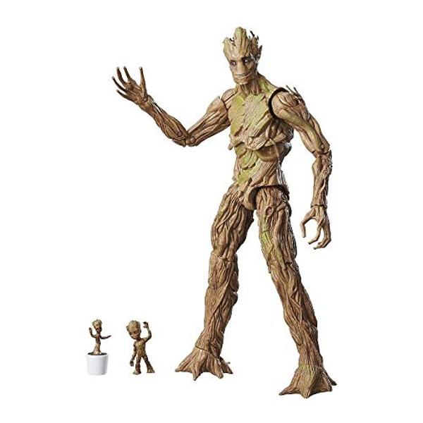 Figuras de acción de Guardianes de la Galaxia Marvel Legends Groot Evolution - Exclusivo