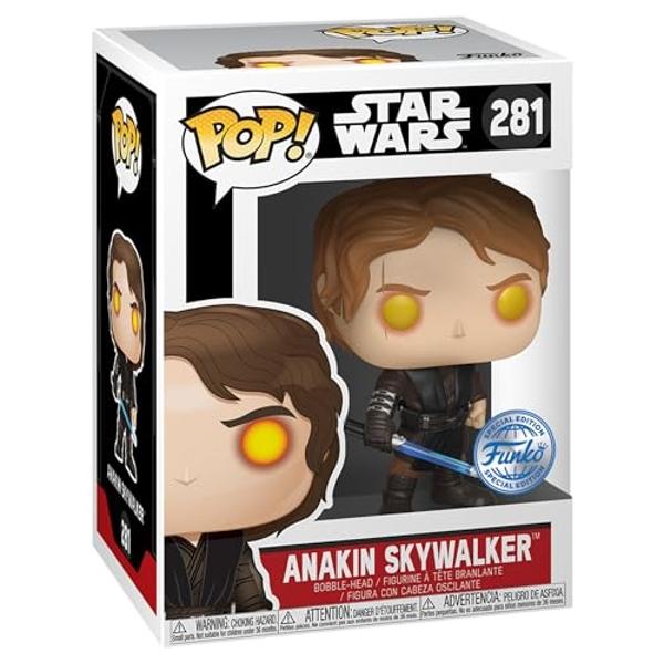 Funko Pop! Star Wars - Anakin Skywalker Lado Oscuro Edición Especial Multicolor Exclusiva n.° 281