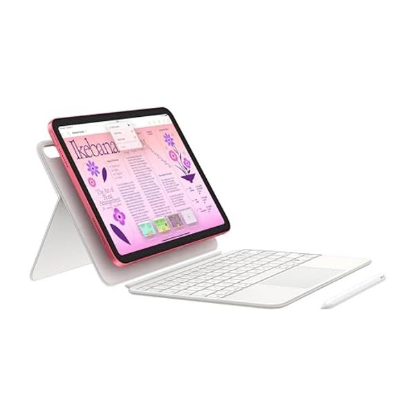 iPad de Apple (décima generación): con chip A14 Bionic, pantalla Liquid Retina de 10,9 pulgadas, 64 GB, Wi-Fi 6, cámara frontal de 12 MP/trasera de 12 MP, Touch ID, batería que dur